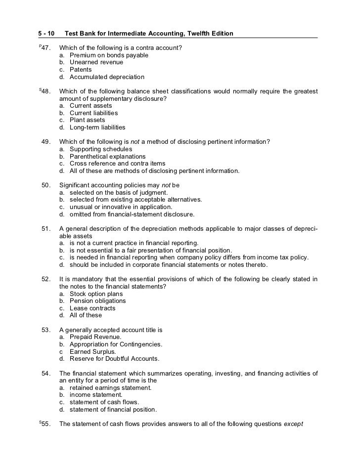 ch05 match each of the following accounts to its proper balance sheet classification