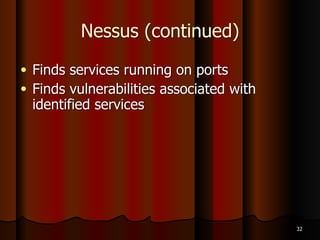 The Matrix Reloaded
● Trinity uses Nmap
● Video at link Ch 4e
25
 