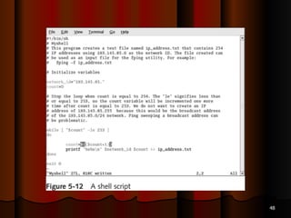 Crafting IP Packets
● Packet components
● Source IP address
● Destination IP address
● Flags
● Crafting packets helps you obtain more
information about a service
● Tools
● Fping
● Hping
45
 