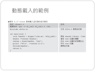 動態載入的範例
 