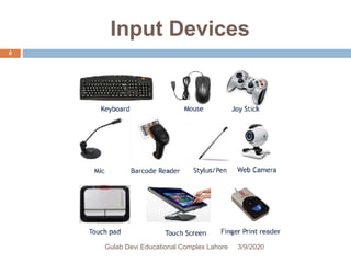 Ch # 05 input and output devices in computer | PPT