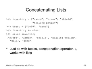 Python Lists and Dictonary. Data Structures | PPT