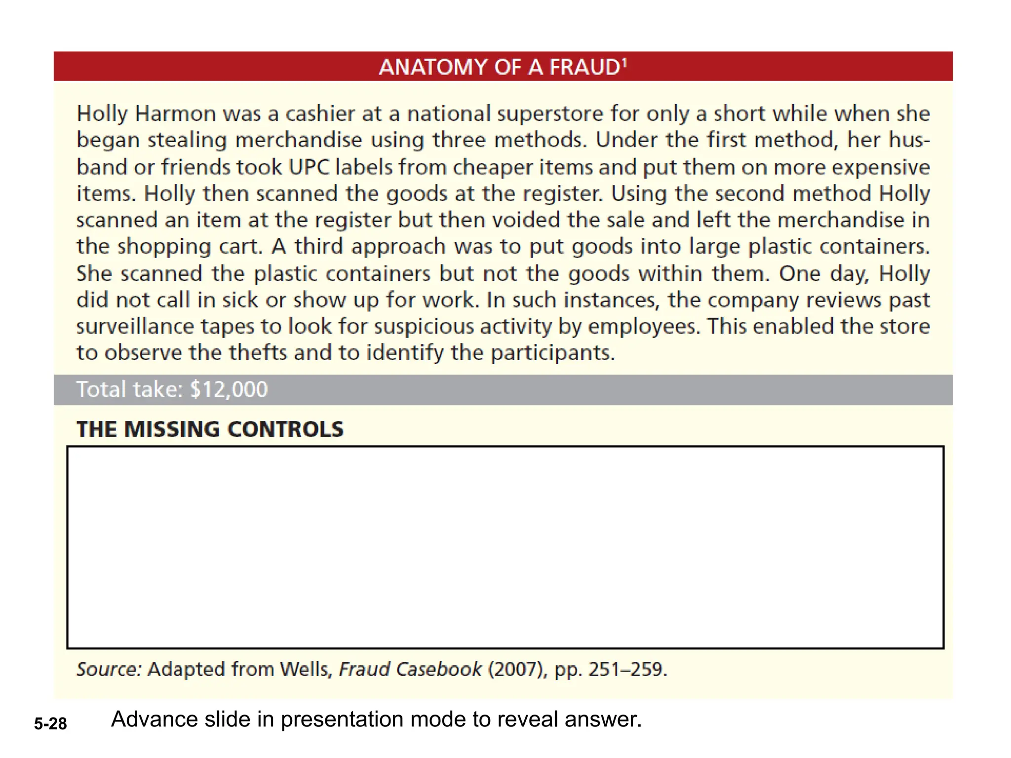 5-28 Advance slide in presentation mode to reveal answer.
 
