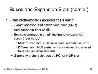 A+ Guide to Managing and Maintaining your PC, 7e ch05.ppt