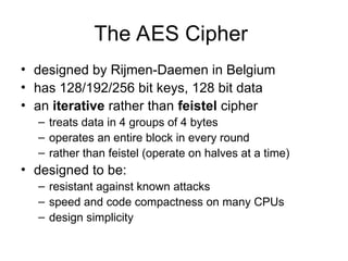Iterative Aes Comprehensive Overview of the Advanced Encryption Standard (AES) and ...
