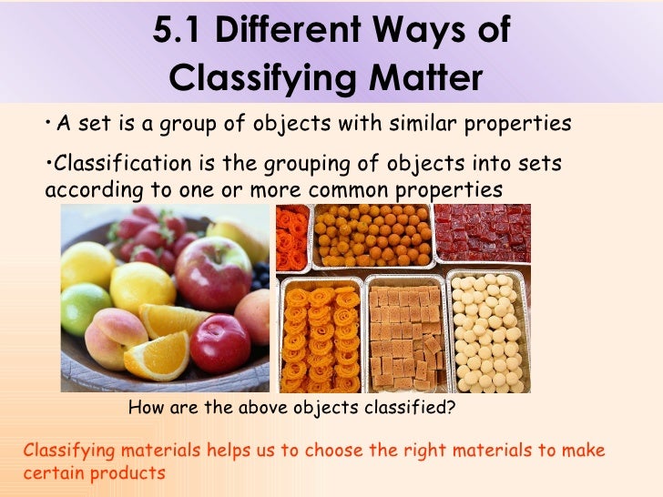 Ch05 classification of matter