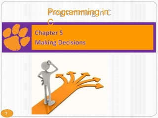Programming in
C
1
 