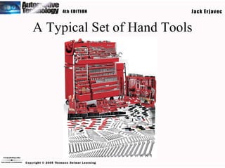 A Typical Set of Hand Tools 