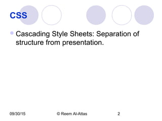 Cascading Style Sheet - CSS | PPT