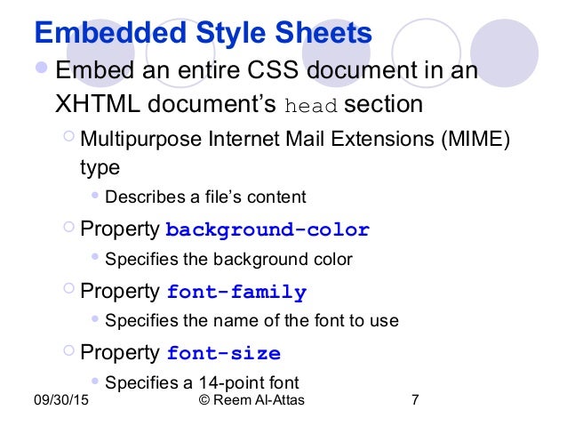 Cascading Style Sheet - CSS