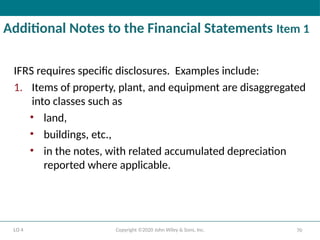 Example Ppe Note Under Ifrs Comprehensive Guide to IFRS Statement of Financial Position and Cash ...