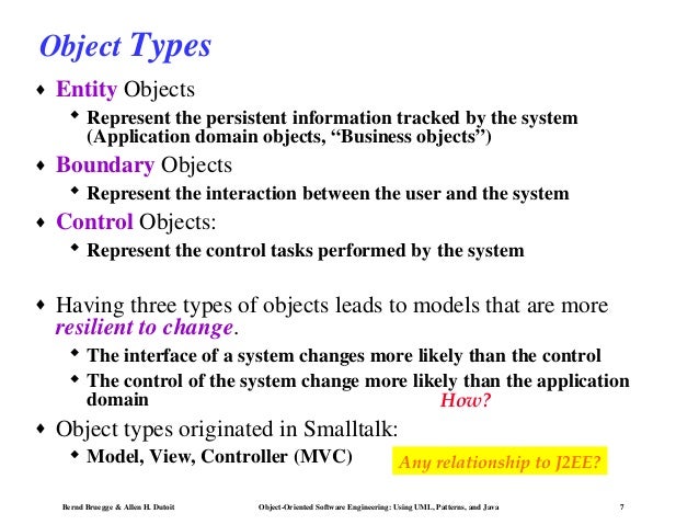 object model in software engineering pdf