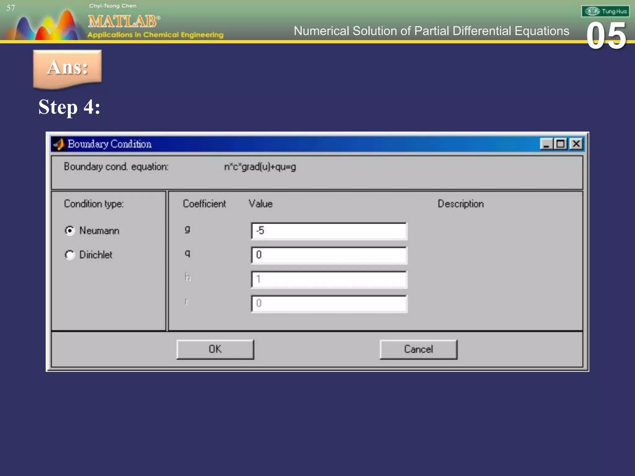05Numerical Solution of Partial Differential Equations
Step 4:
57
Ans:
 