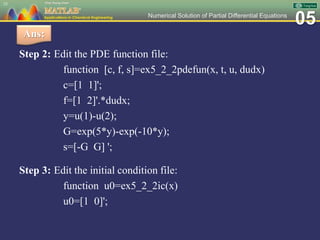 Ch 05 MATLAB Applications in Chemical Engineering_陳奇中教授教學投影片 | PPSX