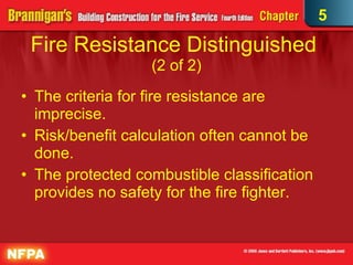 Ch 05 Features of Fire Protection | PPT