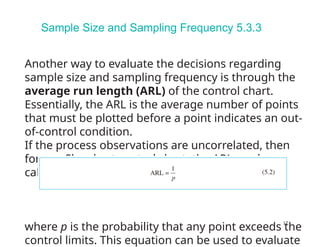 Chapter 5 Methods and Philosophy of Statistical Process Control | PPTX