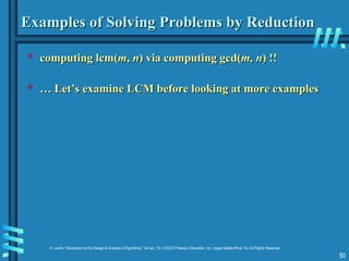 Transform and Conquer Techniques in Algorithm Design and Analysis | PPT