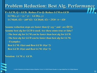 Transform and Conquer Techniques in Algorithm Design and Analysis | PPT