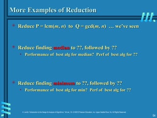 Transform and Conquer Techniques in Algorithm Design and Analysis | PPT