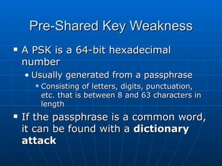 Psk Letters Ch06 Wireless Network Security | PPT