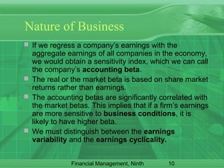 Beta Estimation and The Cost of Equity | PPT