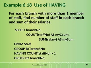 Chapter 6 SQL data manipulation System analysis | PPT