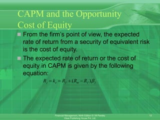 Ch_06 - Beta Estimation and The Cost of Equity.ppt