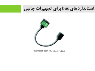 ‫استانداردهای‬bus‫جانبی‬ ‫تجهیزات‬ ‫برای‬
‫شکل‬۶-۸‫یک‬CompactFlash NIC
 