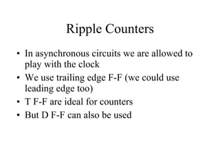 Comprehensive Guide to Registers, Counters, and Synchronous Circuits in ...
