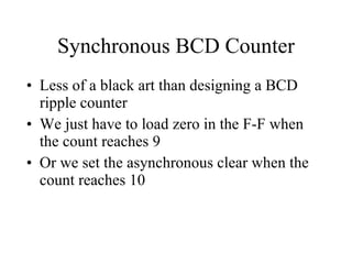 Comprehensive Guide to Registers, Counters, and Synchronous Circuits in ...