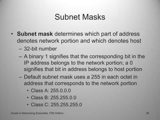 26 Mask Chapter 6 - Networking | PPTX