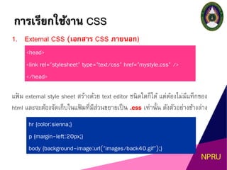 ภาษา css | PDF