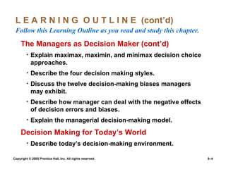 Ch 06 Decision making Chapter of Management.ppt