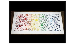 Tony Cragg. Newton’s Tones/New Stones. 1982.
                 197 x 72 in.
 