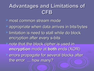 Comprehensive Overview of Block Cipher Operations and Modes in ...