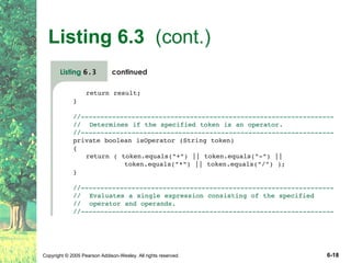 Listing 6.3   (cont.) 