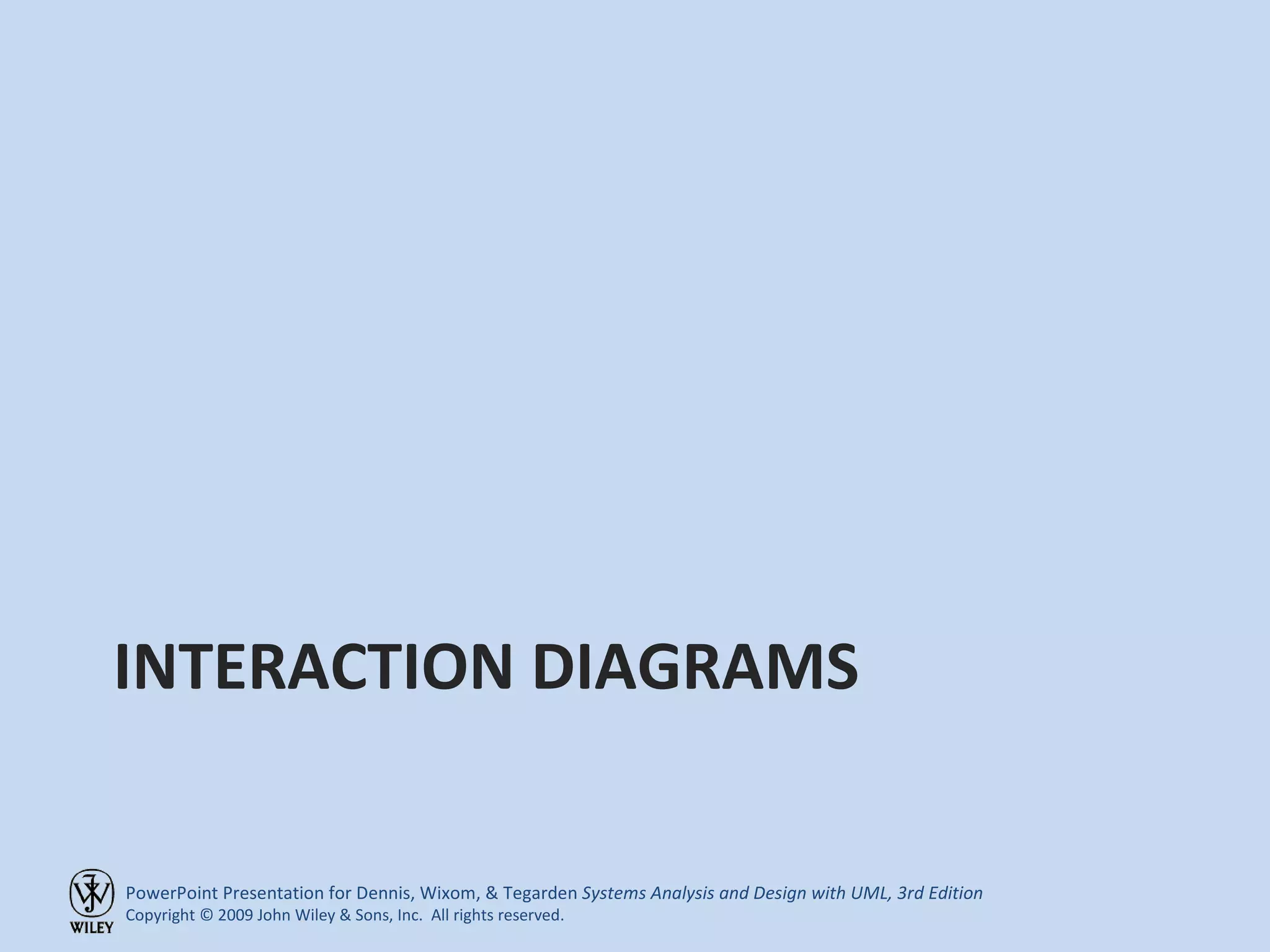 INTERACTION DIAGRAMS 
