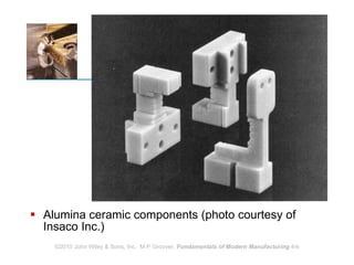 Alumina ceramic components (photo courtesy of Insaco Inc.) 