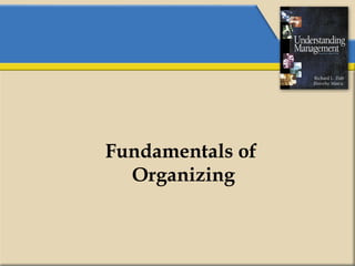 Fundamentals of  Organizing 