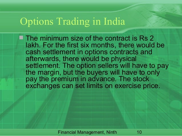 Cds index option trading