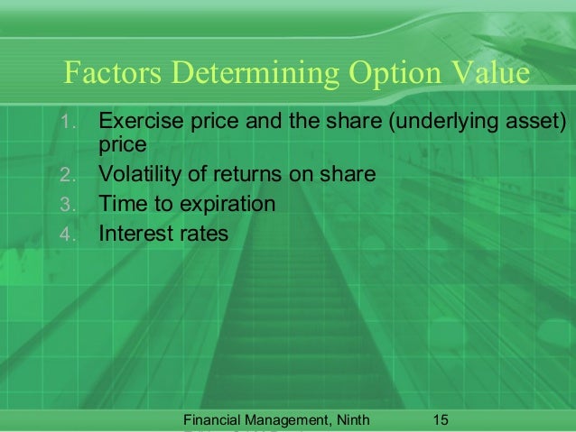 Stock options dcf
