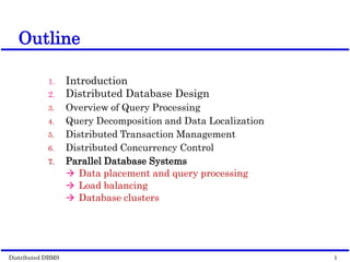 Distributed DBMS Architecture and Query Processing Techniques | PPT