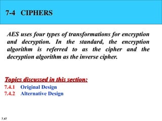 advance encryption and decryption AES & DES algorithm.ppt