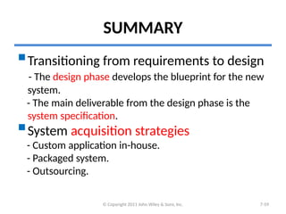 Chapter 7 . Teh design phase, design strategy and architecture design | PPT