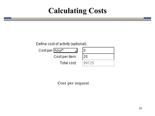 29
Cost per request
Calculating Costs
 