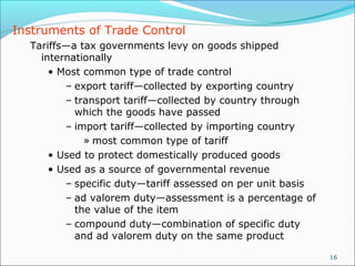Governmental influence on trade | PPT