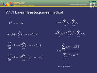 07Parameter Estimation
7.1.1 Linear least-squares method
4
 