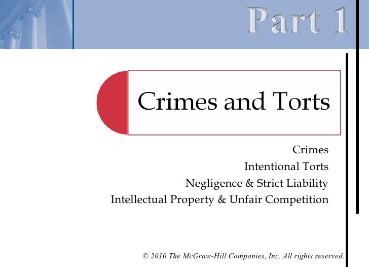 Chapter 7 Negligence and Strict Liability