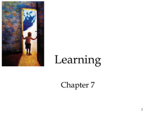 Ch 7 Learning | PPT