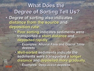 Poor Sorting Ch07 sedimentary rocks | PPT